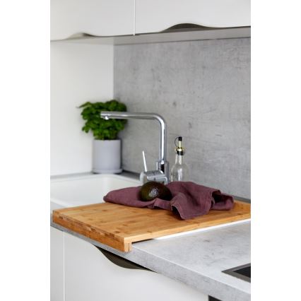 WENKO 53033100 - Tabla de cortar 45x35 cm marrón