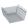 WENKO 53142100 - Cesta plateada 27,5 x 28 cm