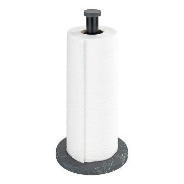 WENKO 53212100 - Soporte para paños 15x32 cm negro