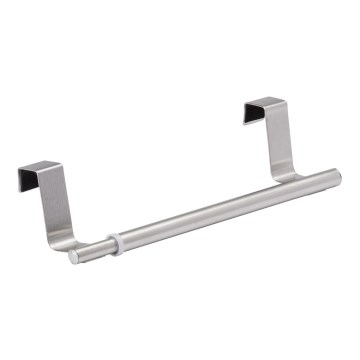 WENKO 53245100 - Soporte para toallas TELESCOPE 7x6 cm plateado/negro