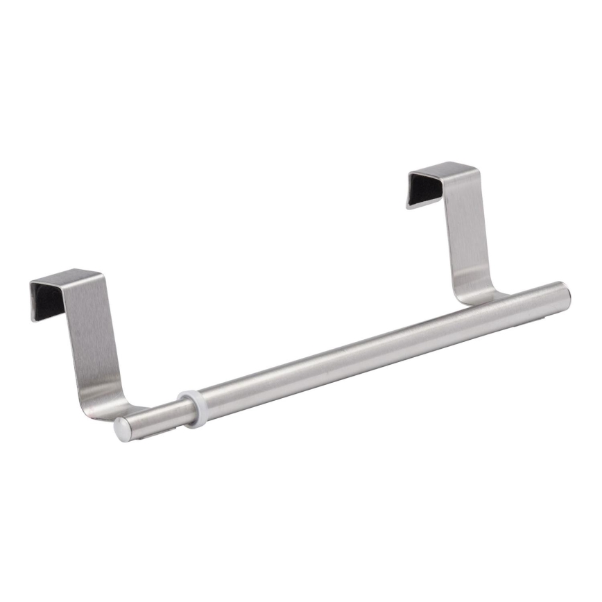 WENKO 53245100 - Soporte para toallas TELESCOPE 7x6 cm plateado/negro