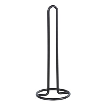WENKO 53256100 - Soporte para paños de cocina 12,5x32,5 cm negro