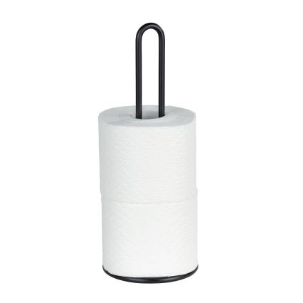 WENKO 53256100 - Soporte para paños de cocina 12,5x32,5 cm negro