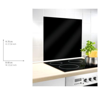 WENKO 53881100 - Mampara BLACK 60x70 cm negra