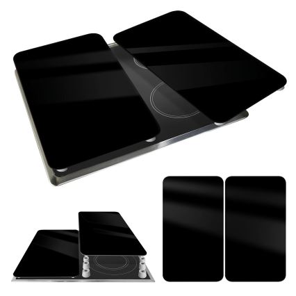 WENKO 53898100 - Placa protectora 52x30 cm negra/gris/transparente