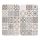 WENKO 53904100 - Tapa protectora para placa de cocina 30x52 cm multicolor/gris/transparente