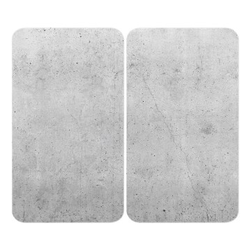 WENKO 53906100 - Cubierta protectora para placa de cocción 30x52 cm gris/transparente