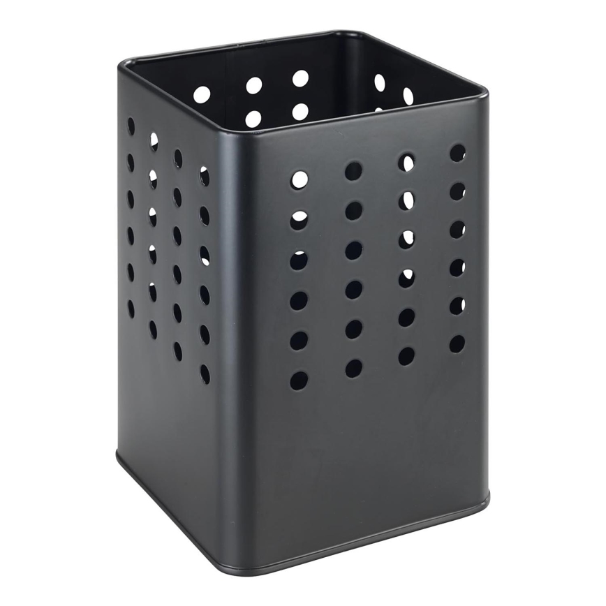 WENKO 54017100 - Organizador de cubiertos SILIO 11,5x16,5 cm negro