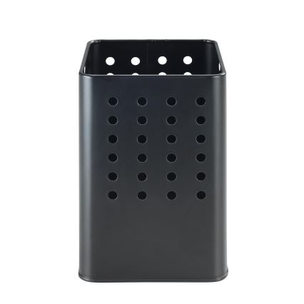 WENKO 54017100 - Organizador de cubiertos SILIO 11,5x16,5 cm negro