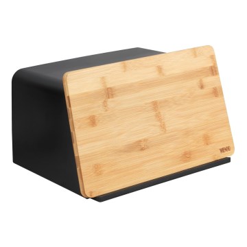 WENKO 54098100 - Panera KUBO 35x26,5 cm negro/marrón