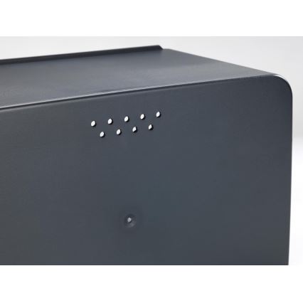 WENKO 54098100 - Panera KUBO 35x26,5 cm negro/marrón