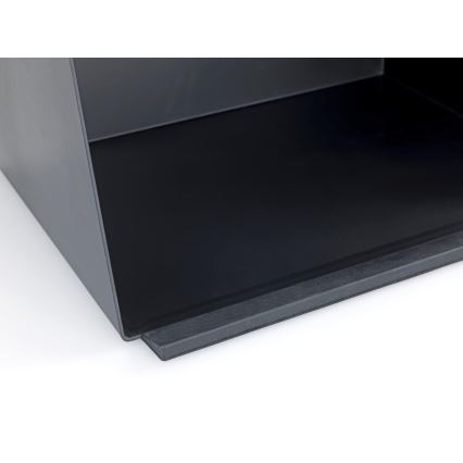 WENKO 54098100 - Panera KUBO 35x26,5 cm negro/marrón