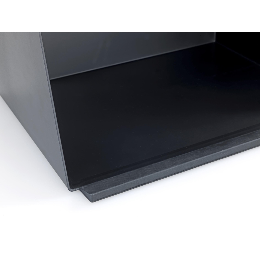 WENKO 54098100 - Panera KUBO 35x26,5 cm negro/marrón