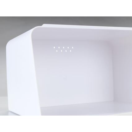 WENKO 54099100 - Panera KUBO 35x26,5 cm blanco/marrón