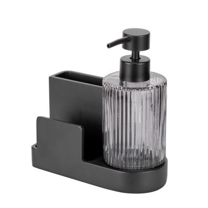 WENKO 54654100 - Organizador PINA 16x17 cm negro
