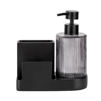 WENKO 54654100 - Organizador PINA 16x17 cm negro