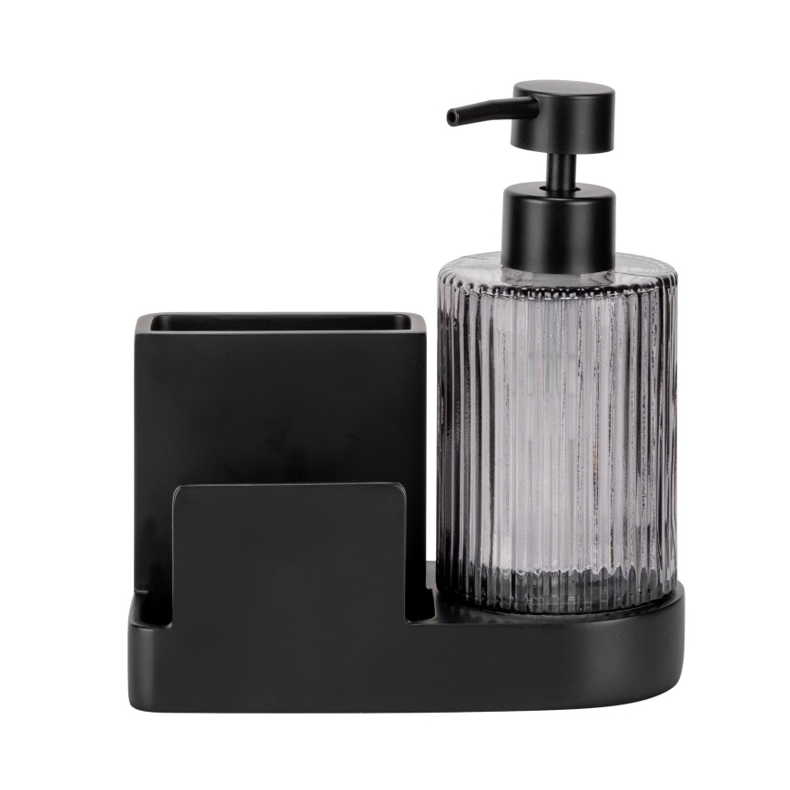 WENKO 54654100 - Organizador PINA 16x17 cm negro