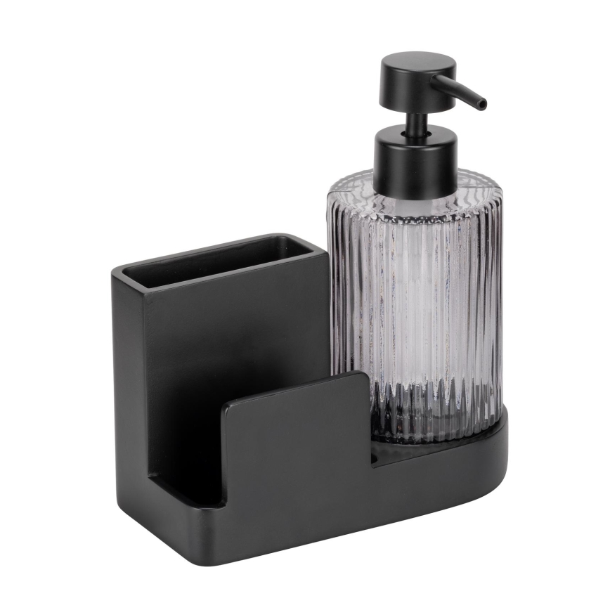 WENKO 54654100 - Organizador PINA 16x17 cm negro