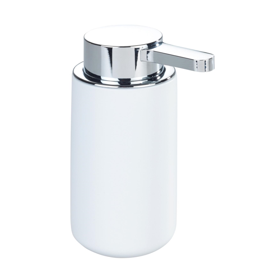 WENKO 54655100 - Dosificador de jabón WOYA 250 ml blanco/cromo brillante