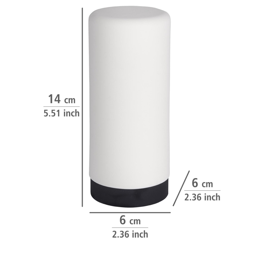 WENKO 54670100 - Dispensador EASY SQUEEZ-E 6x14 cm blanco/negro