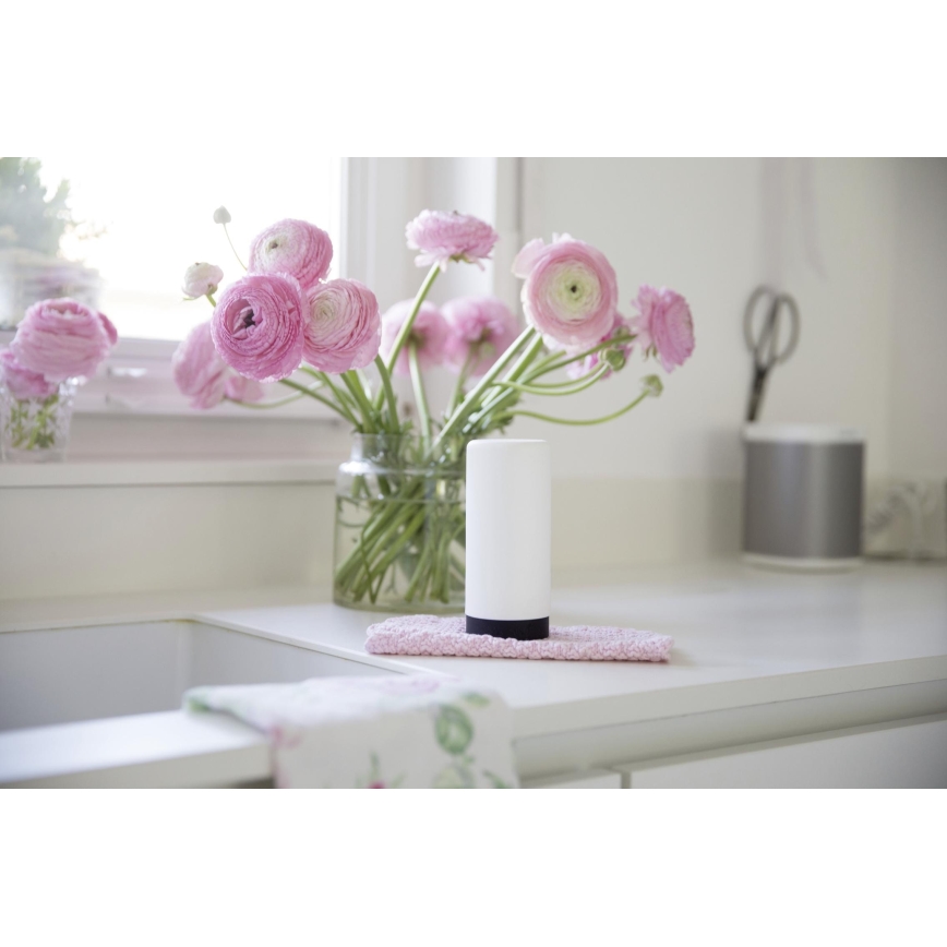 WENKO 54670100 - Dispensador EASY SQUEEZ-E 6x14 cm blanco/negro
