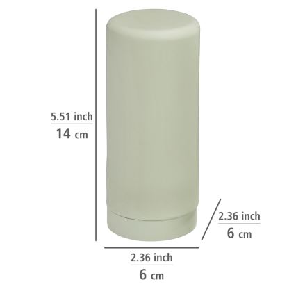 WENKO 54674100 - Dispensador EASY SQUEEZ-E 6x14 cm verde
