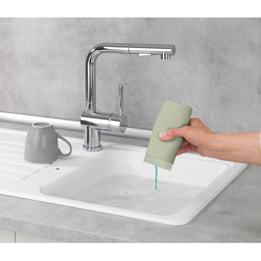 WENKO 54674100 - Dispensador EASY SQUEEZ-E 6x14 cm verde