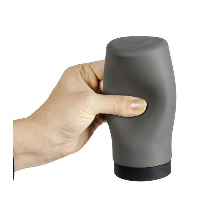 WENKO 54680100 - Dispensador EASY SQUEEZ-E 6x14 cm gris/negro