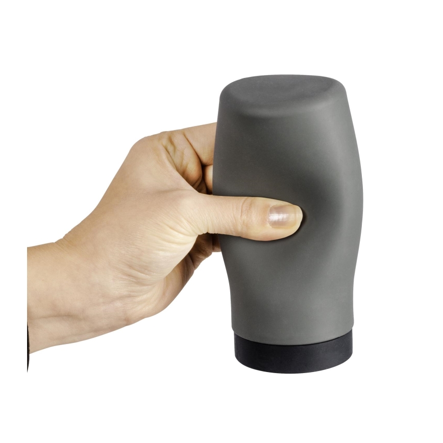WENKO 54680100 - Dispensador EASY SQUEEZ-E 6x14 cm gris/negro