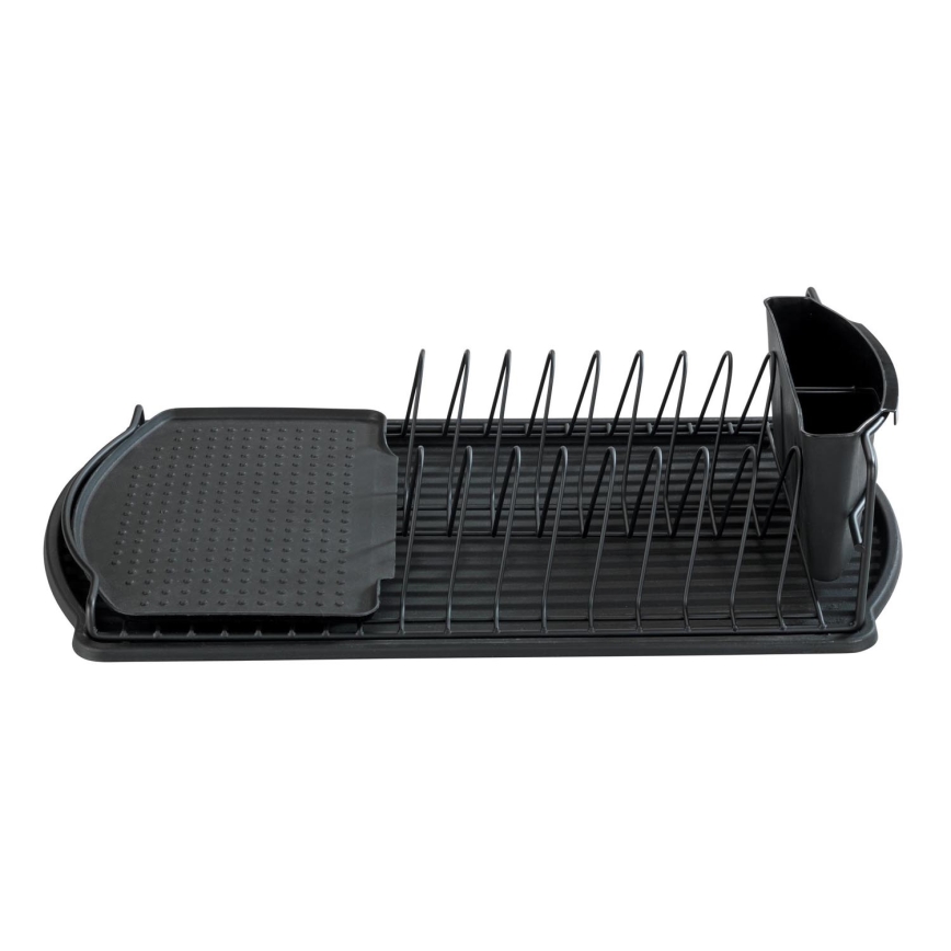 WENKO 54767100 - Escurridor BASIC 47,5x26,5 cm negro