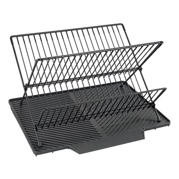 WENKO 54771100 - Escurridor NELIA 34x40 cm negro