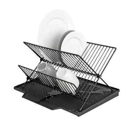 WENKO 54771100 - Escurridor NELIA 34x40 cm negro