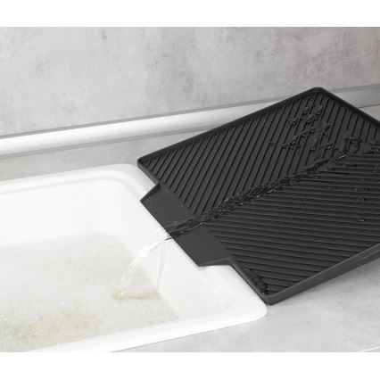 WENKO 54771100 - Escurridor NELIA 34x40 cm negro