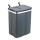 WENKO 54903100 - Cesto para puerta 26x36,5 cm gris/plateado