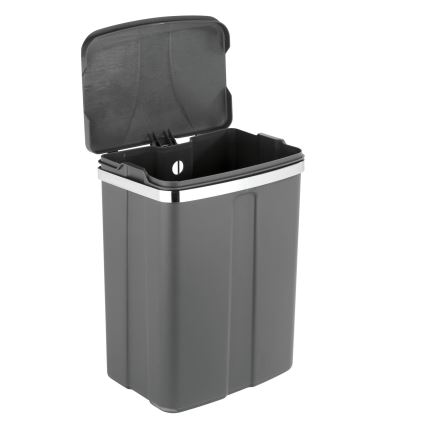 WENKO 54903100 - Cesto para puerta 26x36,5 cm gris/plateado