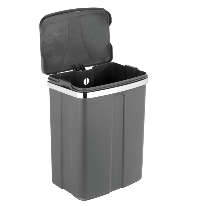 WENKO 54903100 - Cesto para puerta 26x36,5 cm gris/plateado