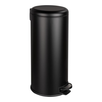 WENKO 54915100 - Cesto LEMAN 30,5x64 cm negro