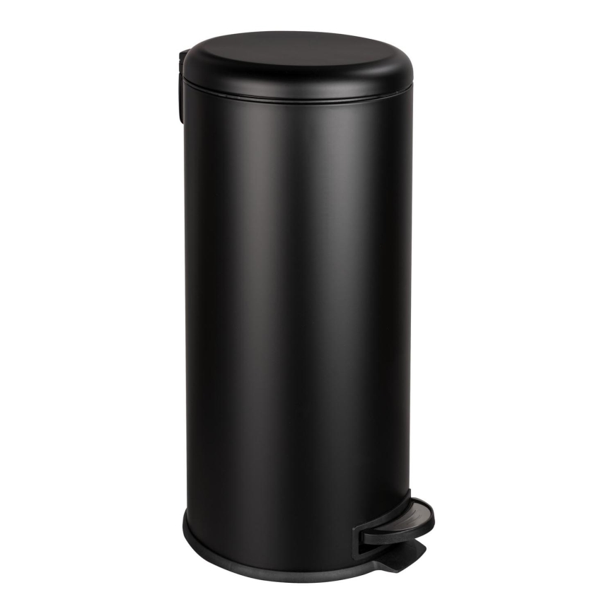 WENKO 54915100 - Cesto LEMAN 30,5x64 cm negro