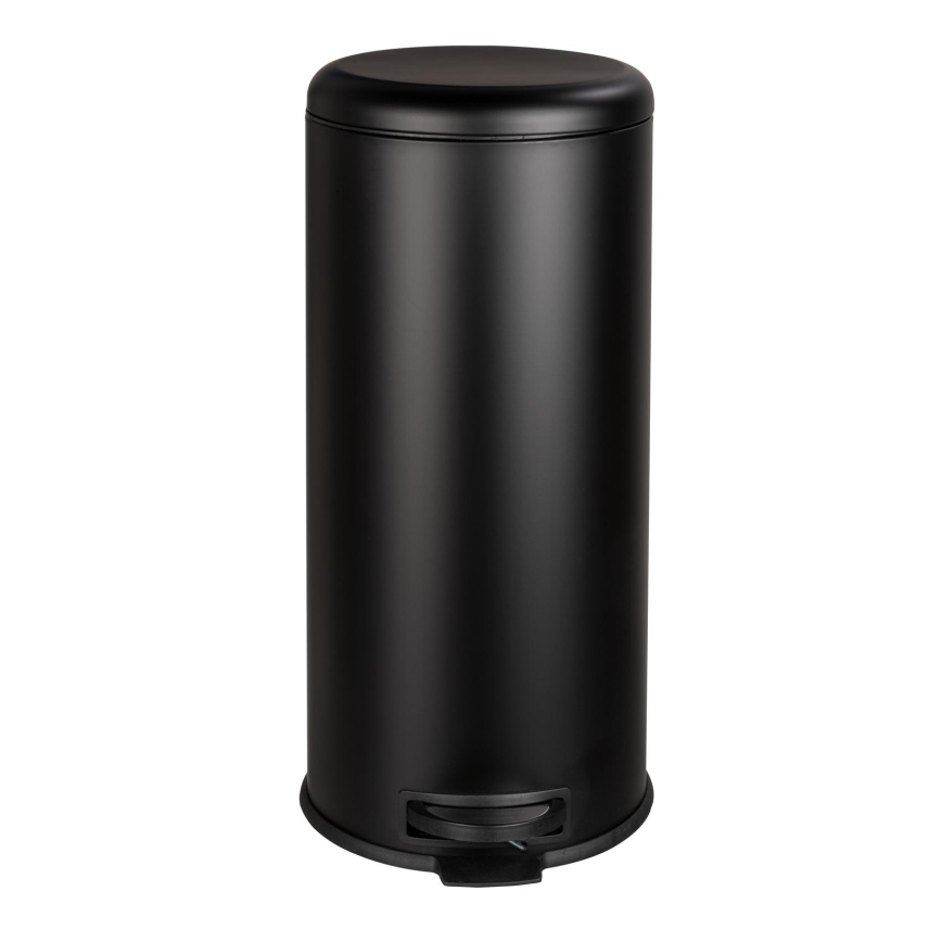 WENKO 54915100 - Cesto LEMAN 30,5x64 cm negro