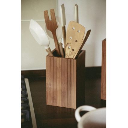WENKO 54941100 - Juego de 3 utensilios de cocina 11x18 cm, marrón