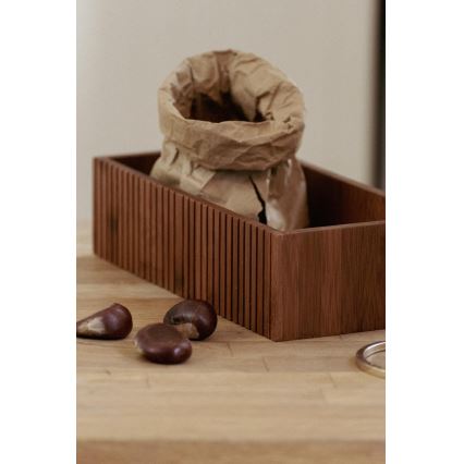 WENKO 54943100 - Caja MERA 30x15 cm marrón