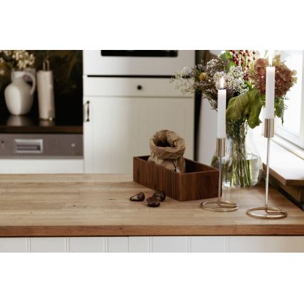 WENKO 54943100 - Caja MERA 30x15 cm marrón