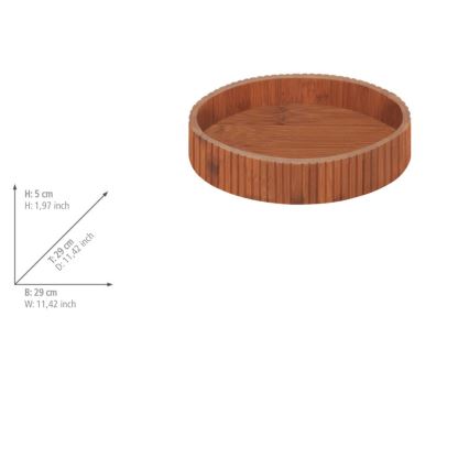 WENKO 54945100 – Organizador MERA 29x5 cm marrón