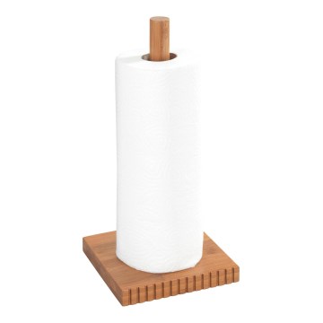 WENKO 54946100 - Soporte para rollos MERA 15x33 cm marrón