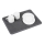 WENKO 54955100 - Alfombrilla absorbente DAMON 40x30 cm diatomita/gris