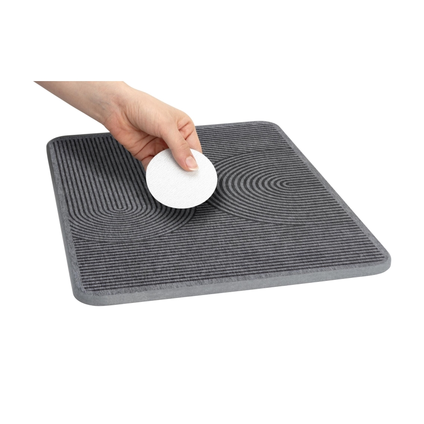 WENKO 54955100 - Alfombrilla absorbente DAMON 40x30 cm diatomita/gris