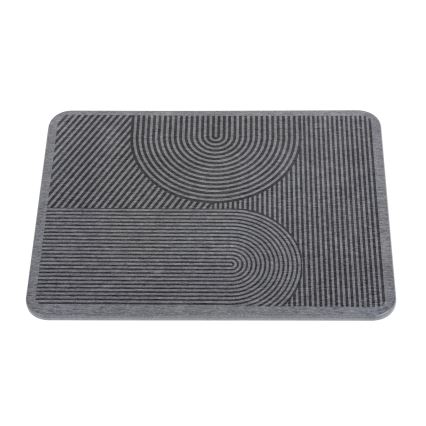 WENKO 54955100 - Alfombrilla absorbente DAMON 40x30 cm diatomita/gris