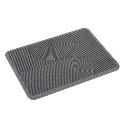 WENKO 54955100 - Alfombrilla absorbente DAMON 40x30 cm diatomita/gris