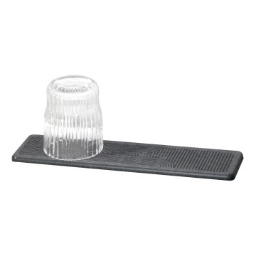 WENKO 54957100 - Alfombrilla antigoteo DAMON 30x8 cm gris
