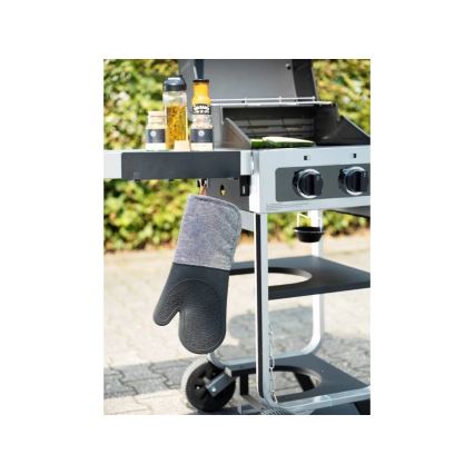 WENKO 55014100-Gancho BLACK OUTDOOR KITCHEN 30x6,5 cm negro